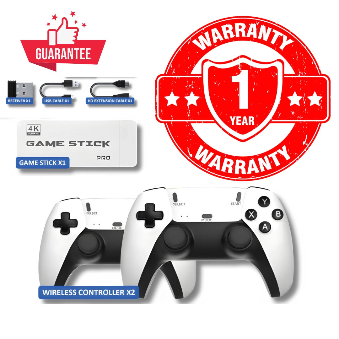 M15 Game Stick Pro Mini TV Handheld Game Console Wireless Gamepads Video Game 64G 20000+ Retro Game for PS1