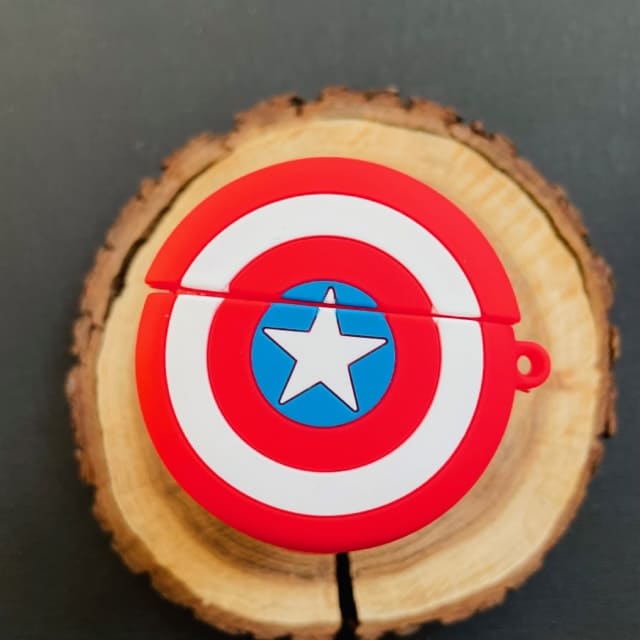 Captain america shield cover for airpods