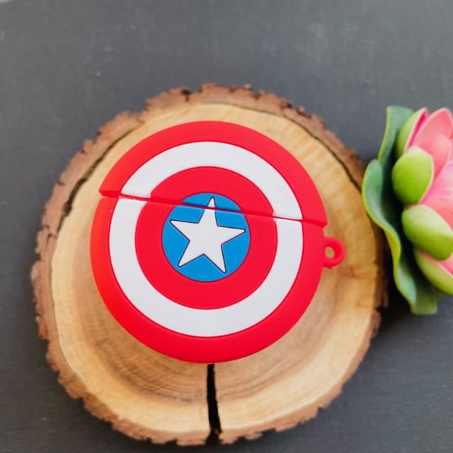 Captain america shield cover for airpods